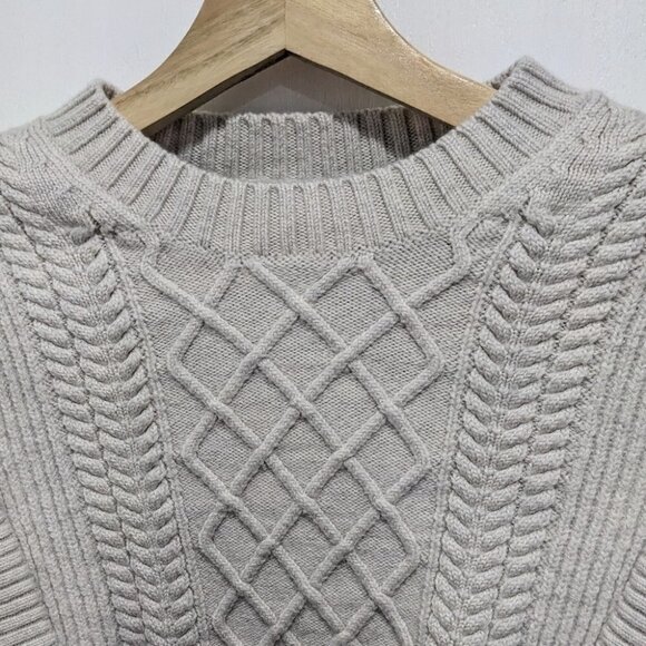 Aritzia Cream Cable Knit Sweater - Picture 8 of 12